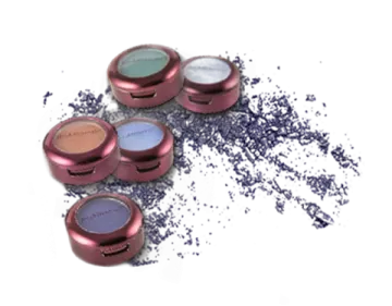 three eyeshades in various shades and colors