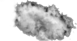 a cloud of smoke on a white background