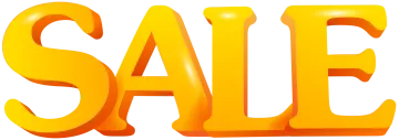 the word sale on a white background