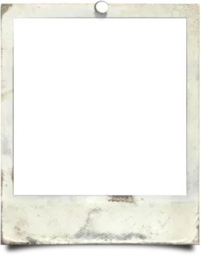 an old photo frame on a white background
