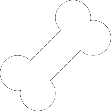 free printable dog bone coloring pages