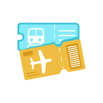 a credit card with an airplane icon on it