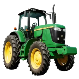 a tractor on a white background