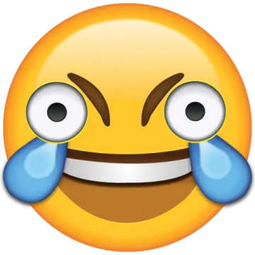 a smiley face with tears and tears