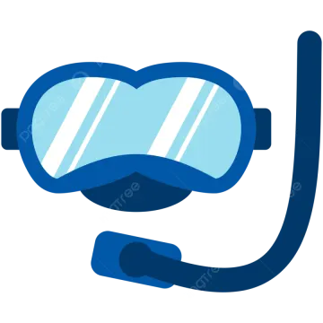 a pair of swimming goggles on a white background