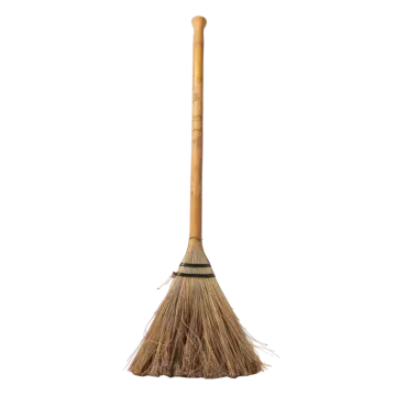 a broom on a white background