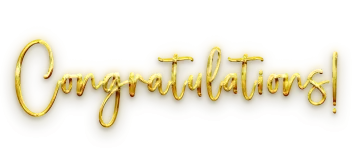 a gold foil balloon with the word congratulations