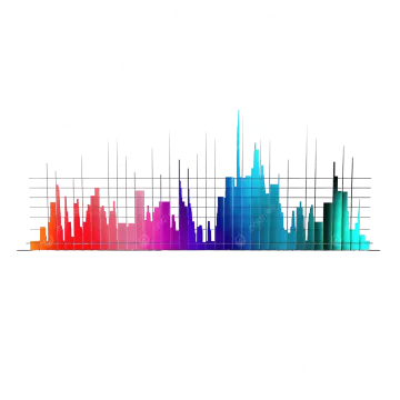 an image of a colorful city skyline