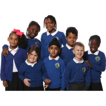 a group of children posing for a picture