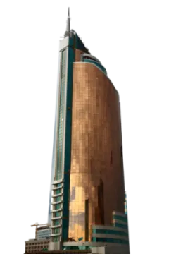 a tall building with a clock on top