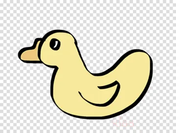 a yellow rubber duck clipart
