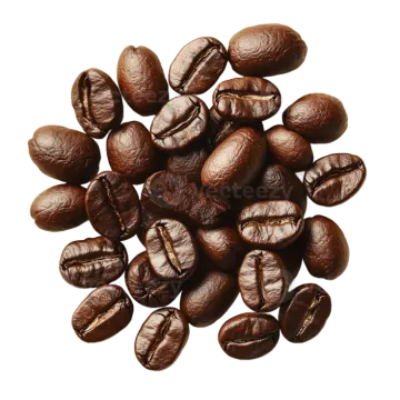 coffee beans on a white background