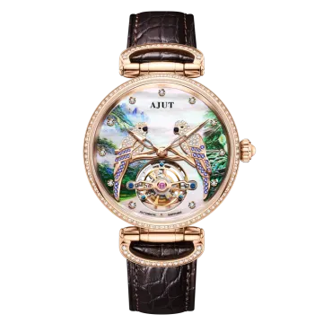 a watch with diamonds on the dial