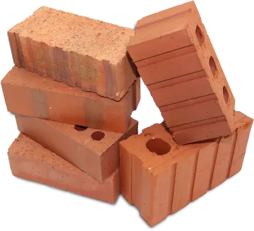 a pile of bricks