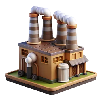 an image of a building with smoke coming out