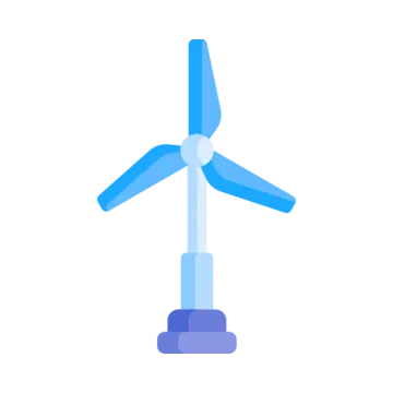 an icon of a wind turbine