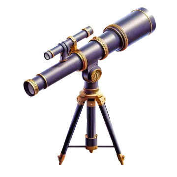 a telescope on a tripod