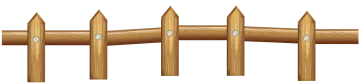 a fence with wooden posts