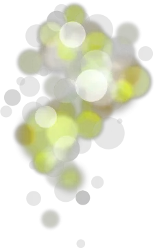 a bunch of green and white circles on a white background