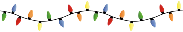 an image of a line with different colored lights