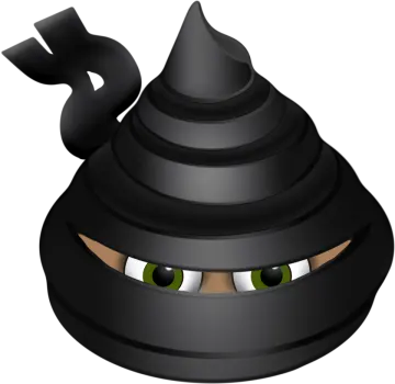 a black witch hat with green eyes