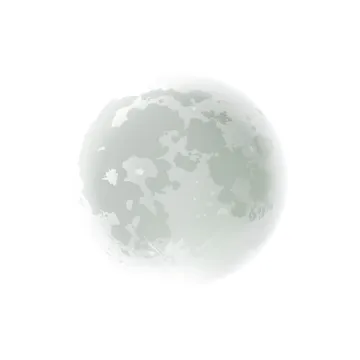 an image of the moon on a white background