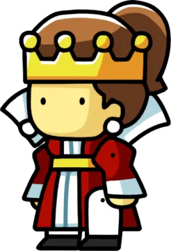 a cartoon character with a crown on his head