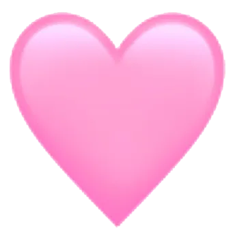 a pink heart