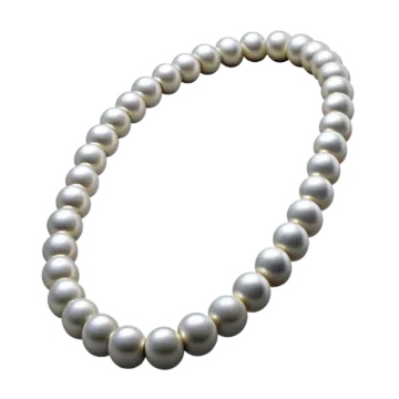 a white pearl necklace