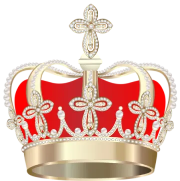 a crown with pearls and diamonds on it