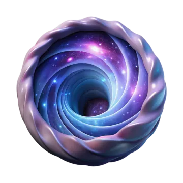 a blue rose with stars in the center