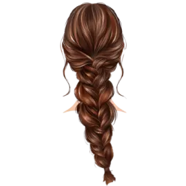 a drawing of a woman's hair