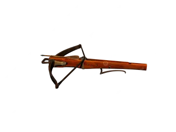 a rifle on a white background