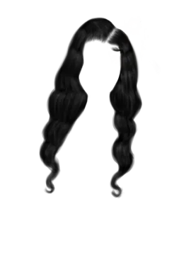 a drawing of a woman with long hair