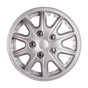 a silver wheel on a white background