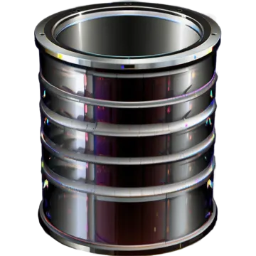 an image of a metal barrel