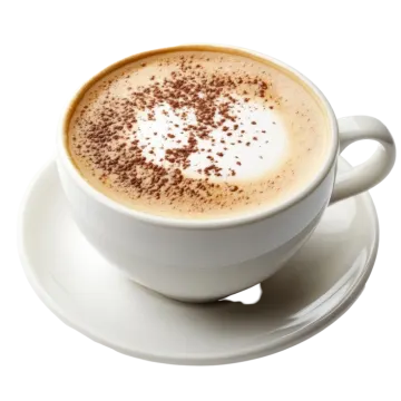 a cup of coffee on a saucer