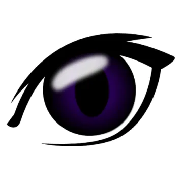 an image of a purple eye