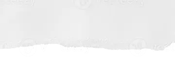 a piece of white paper with torn edges