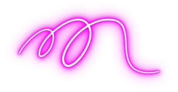 a neon sign with the letter m on it