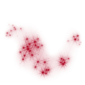 red stars on a white background