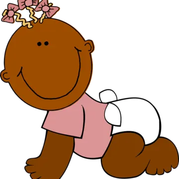a cartoon bear with a bow on its head