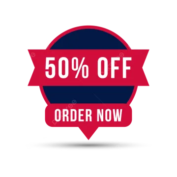 50 % off logo