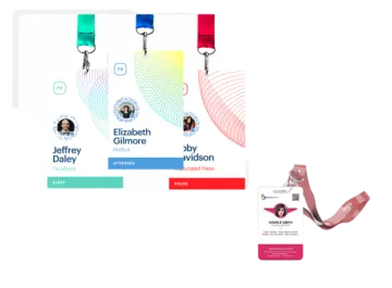 an image of the id badge and id card