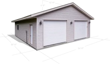 the dimensions of a garage