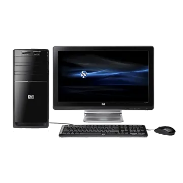 a desktop computer sitting on top of a desk