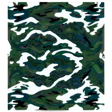 a green camouflage camo pattern