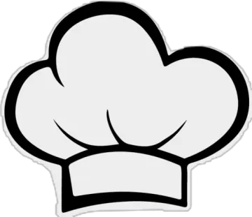 a chef hat sticker
