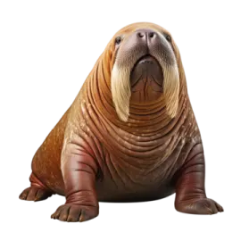 a waly seal on a white background
