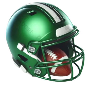 a football helmet on a white background